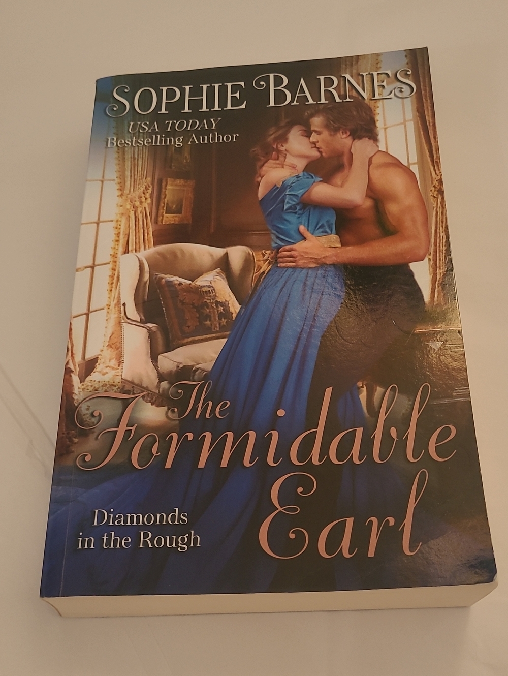 The Formidable Earl by Sophie Barnes - Blue Cover Romance Paperback